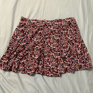 Joe Boxer Floral Prink Mini Skater Skirt